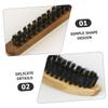 GANAZONO 1Set Men's Beard Grooming Brush Ergonomic Handle Boar Bristle Brush for Beard Styling Neck Cleaning for Barbershop and Home Use view 3