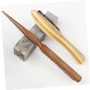 GANAZONO 1Set Men's Beard Grooming Brush Ergonomic Handle Boar Bristle Brush for Beard Styling Neck Cleaning for Barbershop and Home Use view 4