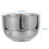 Ipetboom Stainless Steel Shaving Bowl Durable Soap Foaming Bowl for Wet Shaving for Home Barber Use Resistant and Safe Design for Men's Grooming view 2