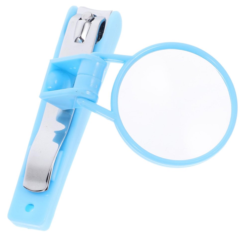 DEARMAMY Magnifying Nail Clipper Kit for Seniors and Boys and Girls Portable Stainless Steel Fingernail and Toenail Cutters with Foldable Nail File and Catcher