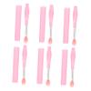 BATHVEVE 6Pcs Silicone Lip Brush Set Lipstick Applicator with Cover Portable Makeup Tool for Lip Gloss and Lipstick Application for Friends and Loved Ones view 1