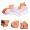 DECHOUS Moisturizing Spa Socks for Cracked Feet 2 Pairs (4pcs) Elastic Lotion Socks for Women Hydrating Foot Covers for Dry Skin for Overnight Use view 3