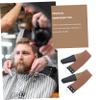 DECHOUS 2Pcs Dual Sided Razor Strop Tool Manual Leather Sharpening Cloth for Smooth Shaving Durable Practical Shaver Strop for Barbers Home Use view 3