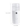 KAILIKETIY 1Pc USB Rechargeable Nano Facial Mister Sprayer Cool Mist Hydration Device for Soothing Skin Mineral Water Portable Beauty Tool White view 3