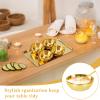 9 Pcs Gold Facial Supplies Large Gold Skincare Tray 4 Stainless Steel Facial Mask Mixing Bowls 4 Esthetician Mixing Spoons Spa Tray Esthetician Bowls for Mask Body Care Bathroom view 4