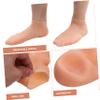 DEARMAMY Moisturizing Foot Socks 2 Pairs Elastic Lotion Socks for Dry Cracked Feet for Women Heel Protection and Hydration view 2