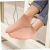 DEARMAMY Moisturizing Foot Socks 2 Pairs Elastic Lotion Socks for Dry Cracked Feet for Women Heel Protection and Hydration view 3