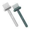 EPIGEIST 2pcs Hair Brush Cleaner Comb Hollow Design for Effective Hair Removal Ergonomic Grip for Easy Use for Home and Salon view 1