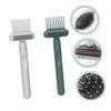 EPIGEIST 2pcs Hair Brush Cleaner Comb Hollow Design for Effective Hair Removal Ergonomic Grip for Easy Use for Home and Salon view 3
