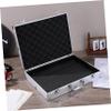 ETHZZLE Multi Purpose Aluminum Alloy Tool Box Portable Travel Storage Case for Medicine Makeup and Accessories Lightweight Design with Handle and Soft Interior view 4