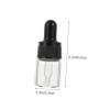 DECOMELODY 5ml Glass Dropper Bottles 10-Pack Essential Oil Dispensers Leakproof Design for Aromatherapy Home Use and DIY Crafts view 2