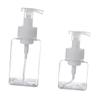 Cabilock 2 Pcs 400ml Foaming Pump Dispenser Bottle for Hand Soap and Makeup Refillable Bubble Maker Containers for Cosmetics White view 1