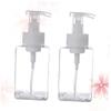 Cabilock 2 Pcs 400ml Foaming Pump Dispenser Bottle for Hand Soap and Makeup Refillable Bubble Maker Containers for Cosmetics White view 4