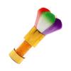 GALPADA Colorful Soft Bristle Nail Dust Brush Rhinestone Handle Portable Nail Cleaner for Manicure Supplies and Powder Cleaning view 1