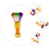 GALPADA Colorful Soft Bristle Nail Dust Brush Rhinestone Handle Portable Nail Cleaner for Manicure Supplies and Powder Cleaning view 4