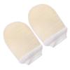 GANAZONO 2Pcs Loofah Shower Gloves Soft Body Exfoliating Gloves for Deep Clean Smooth Skin Reusable Bath Scrubbers for Daily Use view 1