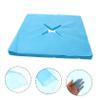 LIFKOME Non-woven Disposable Face Hole Pillow Mats 100pcs Blue Massage Bed Covers for Beauty Salon and Spa Thickened Design for Comfortable Use view 3