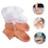 OATIPHO Moisturizing Lotion Socks for Cracked Feet 2 Pairs Elastic Spa Socks for Women Reusable Foot Care Treatment for Dry Skin Overnight Hydration view 4