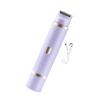 FashionCha Bikini Trimmer for Women Facial Hair Remover Double Heads Portable Easy Cleaning Electric for Women for Chin Underarm, Violet view 1