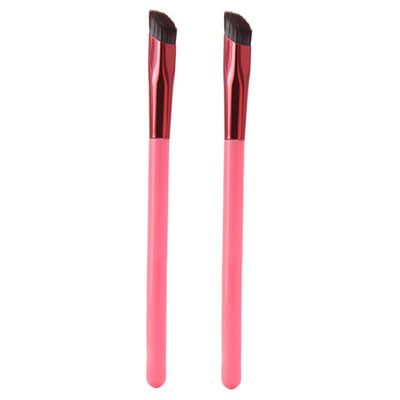 Ipetboom 2Pcs Angled Eyebrow Brush Kit for Makeup Square Concealer Brush for Women for Eyebrow Shaping and Cosmetic Application