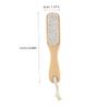 LIFKOME Double-Sided Pumice Foot Scrub Brush Set 2pcs Natural Bristle Callus Remover for Pedicure Care for Exfoliating Dead Skin on Feet and Heels view 4
