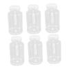 HEALSOPTHY 6Pcs Transparent Plastic Bottles with Lids Reusable Sub Packing Containers for Liquids for Travel Kitchen and Daily Use view 1