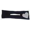 DECHOUS Rhinestones Heart Hair Bun Maker Tool 1 Piece Heart Shaped Hair Curler for Women Easy to Use for Elegant view 1