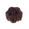 DECOMELODY 1Pc Flower Design Synthetic Hair Updo Clip Durable Chignon Jaw Clip for Women Dark Brown Hair Bun Accessory for Creating Elegant Hairstyles view 1