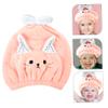 Beaupretty Coral Hair Drying Towel Soft Absorbent Bath Wrap Lightweight Cute Cartoon Design for Boys Travel Friendly Hair Towel view 3