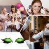 2-in-1 Reusable Eyeshadow & Eyelash Makeup Stickers, Lazy Eye Shadow Eyelash Patch | Makeup Stencils Sticker For All Eye Shapes, 2 Pairs view 4