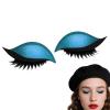 2-in-1 Reusable Eyeshadow & Eyelash Makeup Stickers, Lazy Eye Shadow Eyelash Patch | Makeup Stencils Sticker For All Eye Shapes, 2 Pairs view 1