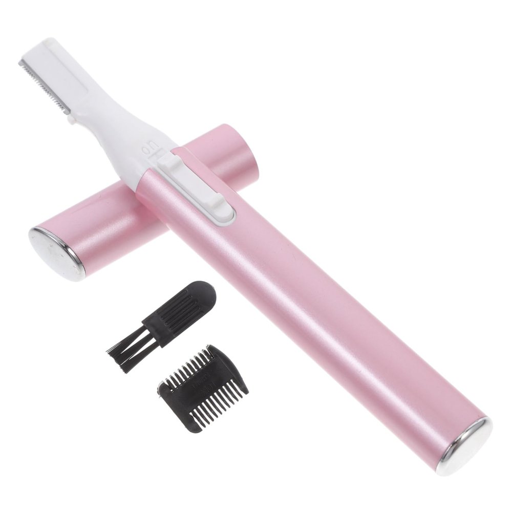 OATIPHO Electric Eyebrow Trimmer Hair Remover 2-in-1 Nose Hair Cutter Hypoallergenic Blades for Women Compact and Cordless Design