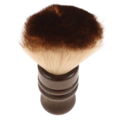 Healeved Large Barber Hair Duster Brush Professional Neck Cleaning Tool for Barbers Soft Bristles Solid Handle Essential Salon Accessory for Hair Cutting