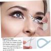 BESTYASH 6Pcs Portable Stainless Steel Eyebrow Tweezers with Scissor Design for Removal for Women Durable and Easy to Use for Refined Eyebrow Shaping view 4