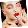 PartyKindom 200Pcs Mini Disposable Lip Brush Applicators for Makeup Portable Lipstick and Lip Gloss Applicators for Travel Home and Professional Use view 3