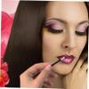 PartyKindom 200Pcs Mini Disposable Lip Brush Applicators for Makeup Portable Lipstick and Lip Gloss Applicators for Travel Home and Professional Use view 4