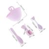 Beaupretty 1Set Silicone Face Mask Mixing Bowl Set Skincare Tool Kit for DIY Facial Masks Lightweight and Portable Gentle Touch Design for Effortless Mixing and Melting for Home view 2