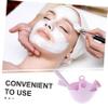 Beaupretty 1Set Silicone Face Mask Mixing Bowl Set Skincare Tool Kit for DIY Facial Masks Lightweight and Portable Gentle Touch Design for Effortless Mixing and Melting for Home view 3