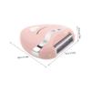 PartyKindom 1Set Electric Trimmer for Women Heart Shaped Wet Dry Hair Removal Device Portable Shaver for Sensitive Skin for Underarm Legs Grooming view 2
