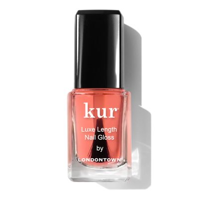 LONDONTOWN Luxe Length Nail Gloss  Strengthens & Protects Nail Length, Boosts Keratin & Ceramide Production, Prevents Breakage, .4 fl oz