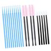 BESTYASH 1Set Eyebrow Cleaning Rods Disposable Eyelash Brushes Disposable Lash Cleaning Wands Nylon Spiral Brushes Cotton Swabs Random Color Beauty Tool Set view 1