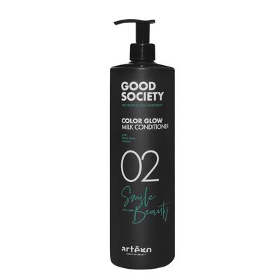 Artgo Good Society Color Glow Milk Conditioner (33.8 fl oz)  Lightweight Detangling Conditioner for Color-Treated Hair