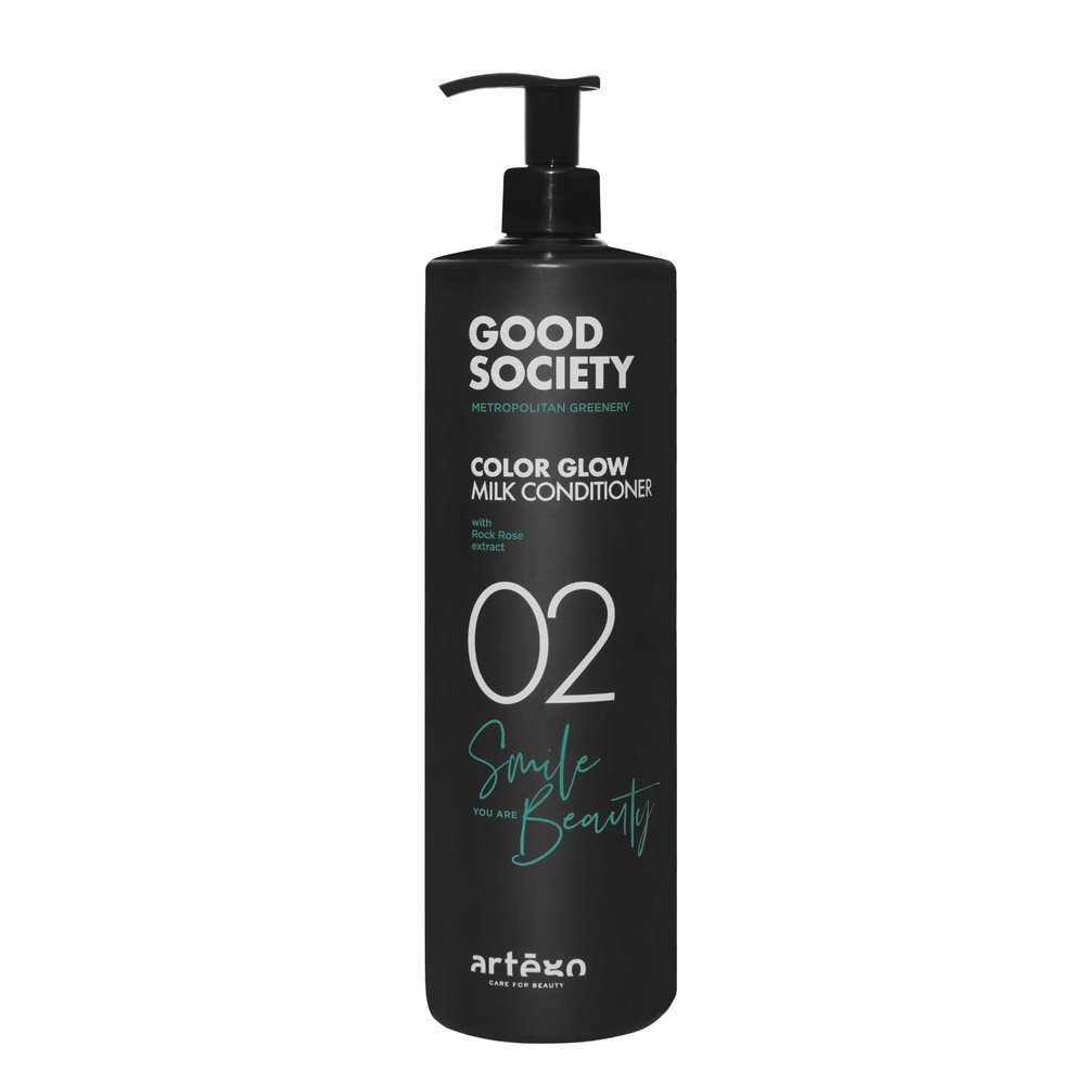 Artgo Good Society Color Glow Milk Conditioner (33.8 fl oz)  Lightweight Detangling Conditioner for Color-Treated Hair