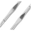 CTIRCHIU 2Pcs Stainless Steel Pore Extractor Tool Blackhead Removal Skincare Tool for Women Facial Scraper for Smooth Skin Lightweight Safe Design for Easy Use view 2