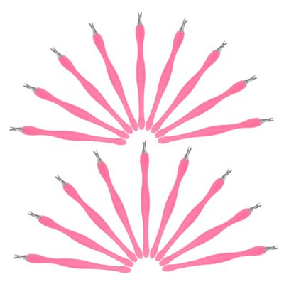 ELAYARD 24Pcs Cuticle Trimmer and Remover Kit Ergonomic Stainless Steel Dead Skin Fork and Precision Cuticle Pusher for Home Manicure and Salon Pedicure Lightweight and Durable