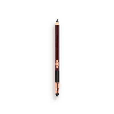 Charlotte Tilbury Rock 'N' Kohl Eyeliner Pencil - Waterproof Eyeliner with a Precision Smudger Tip - Infused with an Enhanced Kajal Formula for Sultry, Smokey Eyes - Bedroom Black