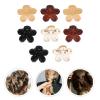 WRITWAA Mini Flower Hair Clips 8pcs Small Claw Clips for Girls Women Elegant Hair Accessories Pretty Miniature Floral Design view 4