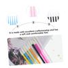 WOONEKY 1Set Eyebrow and Eyelash Cleaning Kit Disposable Eyelash Cleaning Rods Spiral Eyelash Brushes Cotton Swabs Random Color for Makeup Application and Eyelash view 2