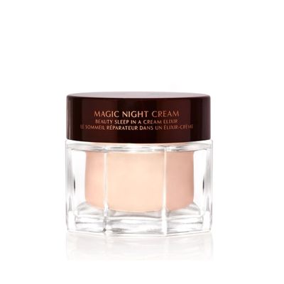 Charlotte Tilbury Magic Night Cream - Plumping Face Moisturizer Infused with Nourishing Vitamin C, CoQ10 & Time-Released Retinol to Help Reduce the Appearance of Wrinkles & Sagging Skin (50ml)