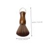 Beaupretty Soft Fiber Neck Duster Brush with Comfortable Handle and Hanging Hook for Hair Salon Shaving and Broken Hair Removal Portable Barber Hairdressing Tool for Daily Use view 2
